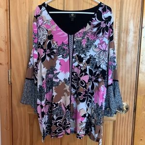 JM Collection plus size tunic